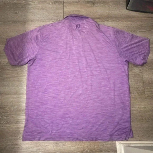 Footjoy Men's XXL Purple Golf Polo dry fit bhcc 1912 - Picture 6 of 6